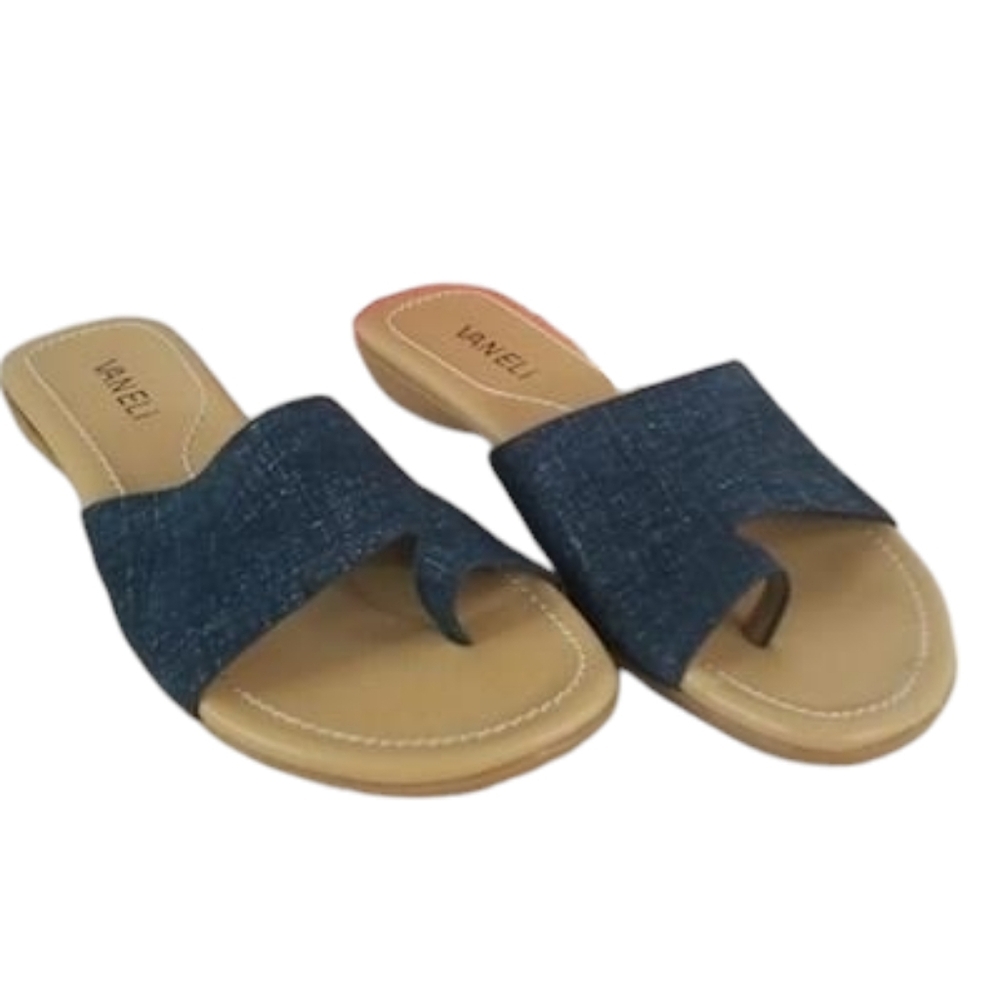VANELI Tallis JEANS Denim Leather Sandal, NIB - Picture 5 of 10